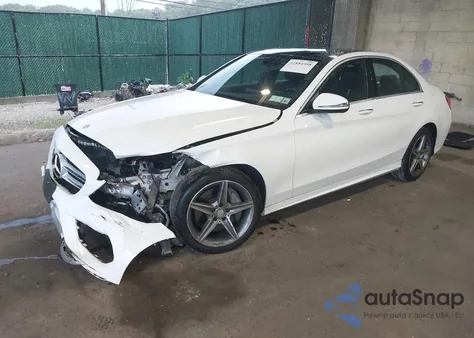 2016 Mercedes-Benz C 300 Sport 4Matic из США, поврежденный, VIN 55SWF4KB5GU107974